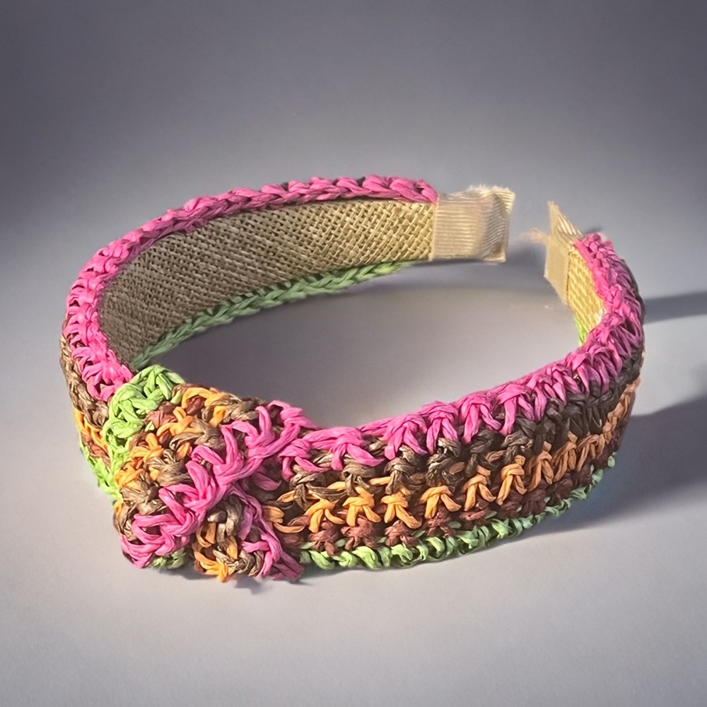 Trina Turk Multicolor Woven Headband - Picture 7 of 7